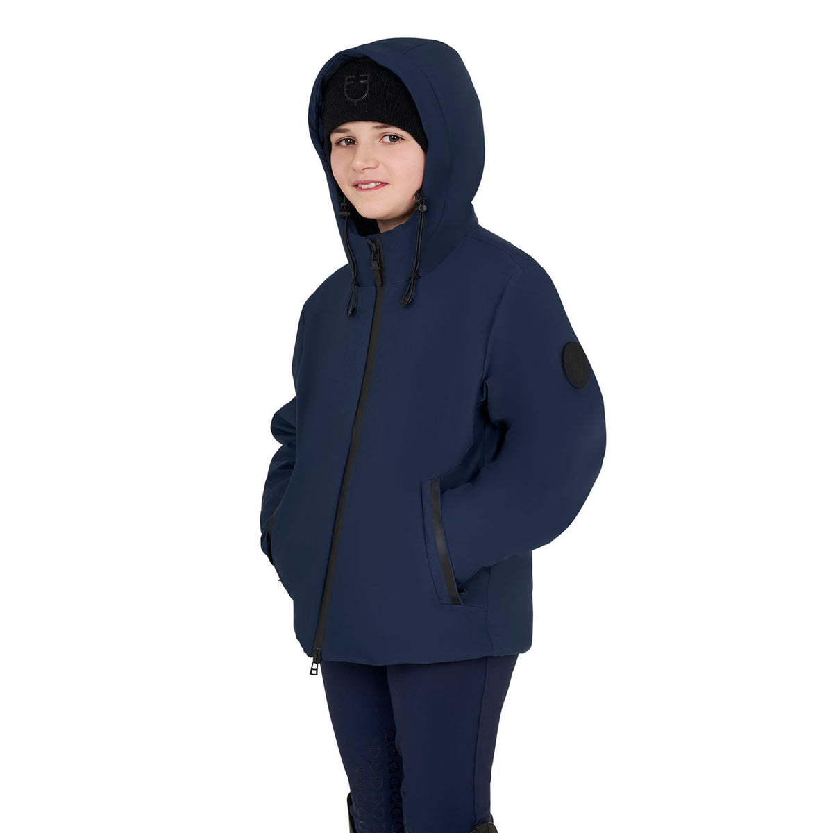 Equestro Unisex Kids Waterproof and Windproof Nylon Jacket