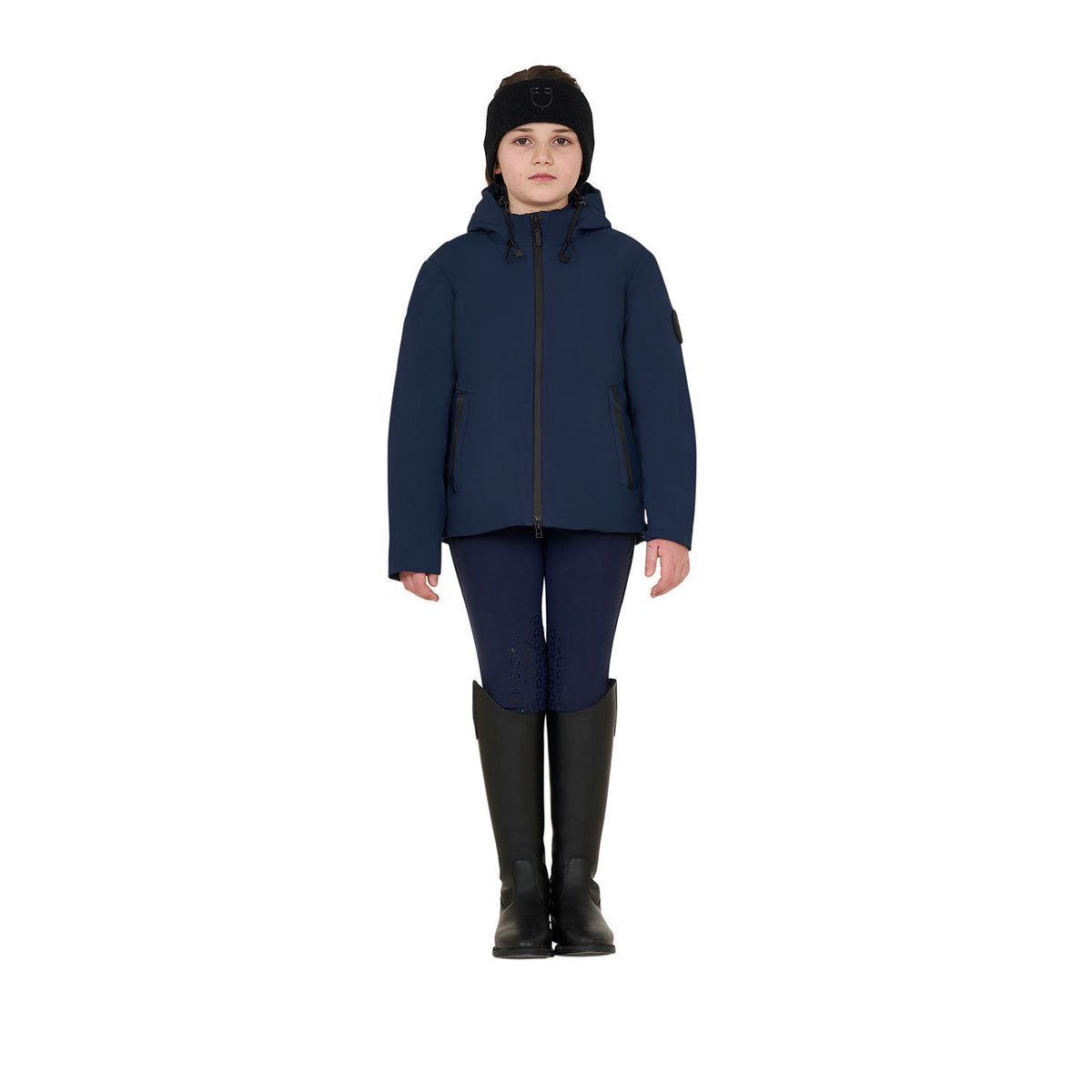Equestro Unisex Kids Waterproof and Windproof Nylon Jacket
