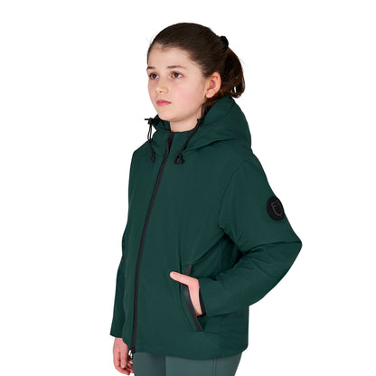 Equestro Unisex Kids Waterproof and Windproof Nylon Jacket