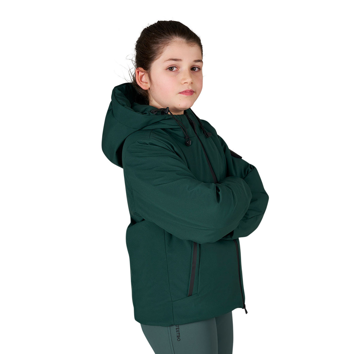 Equestro Unisex Kids Waterproof and Windproof Nylon Jacket