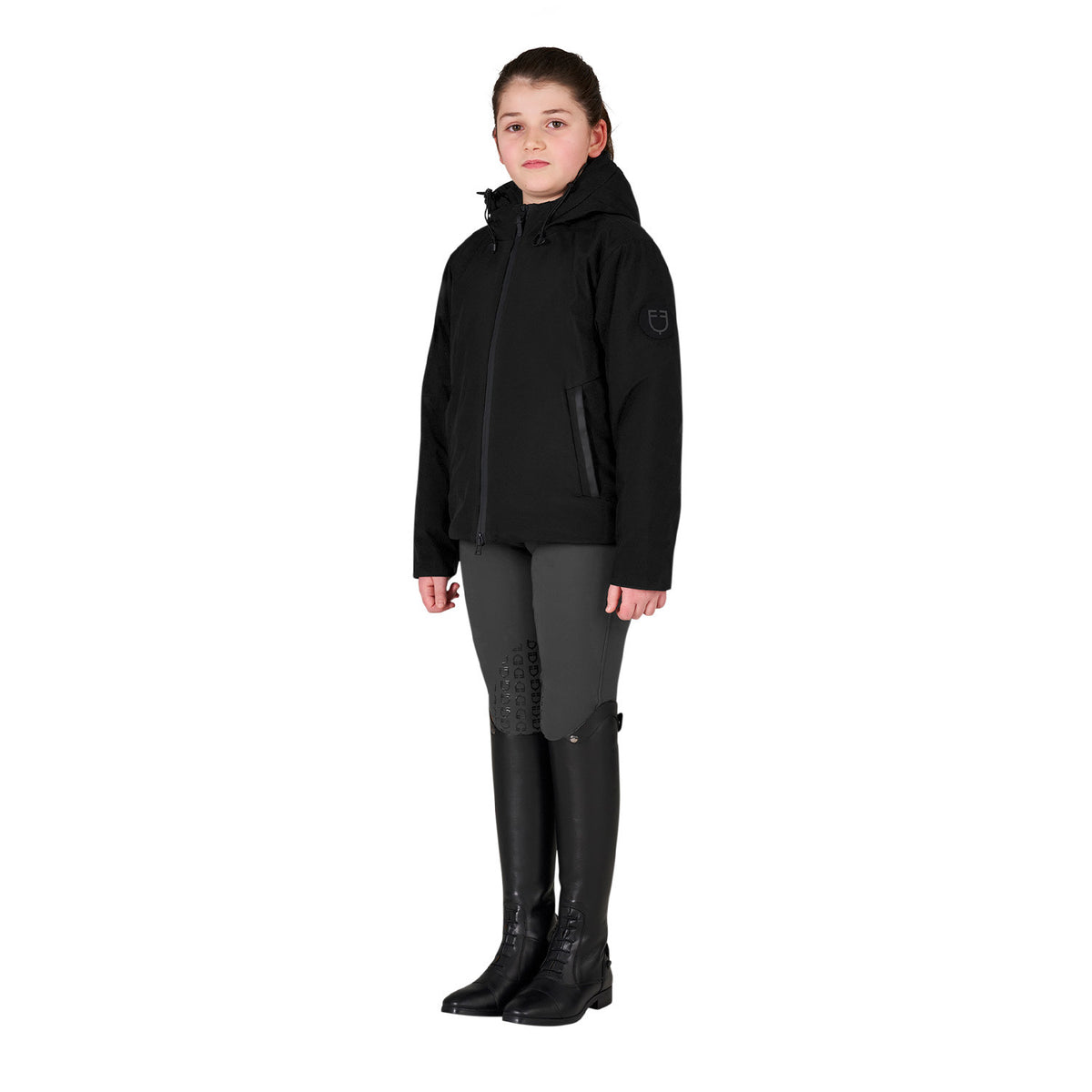 Equestro Unisex Kids Waterproof and Windproof Nylon Jacket