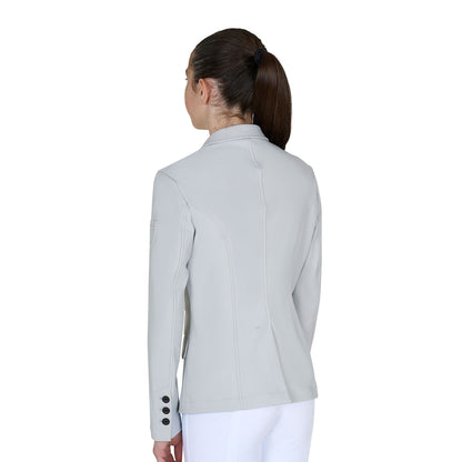 Equestro Kids' slim fit three button competition jacket