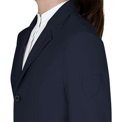 Equestro Kids' slim fit three button competition jacket