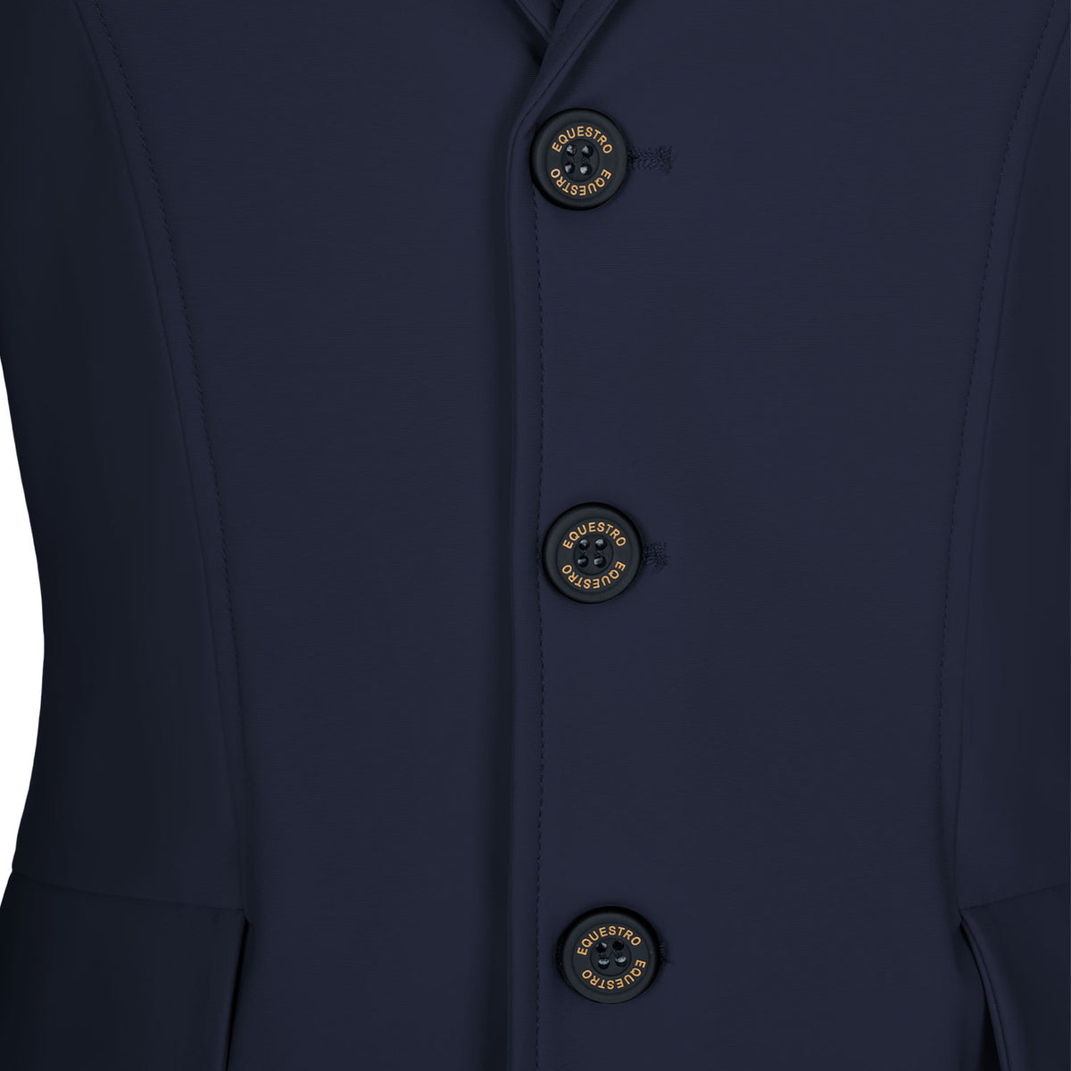 Equestro Kids' slim fit three button competition jacket