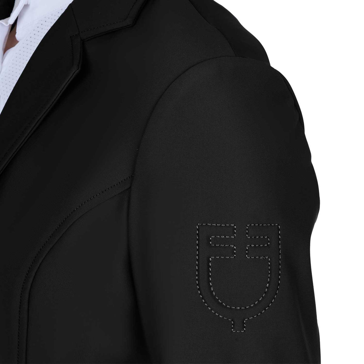 Equestro Kids' slim fit three button competition jacket