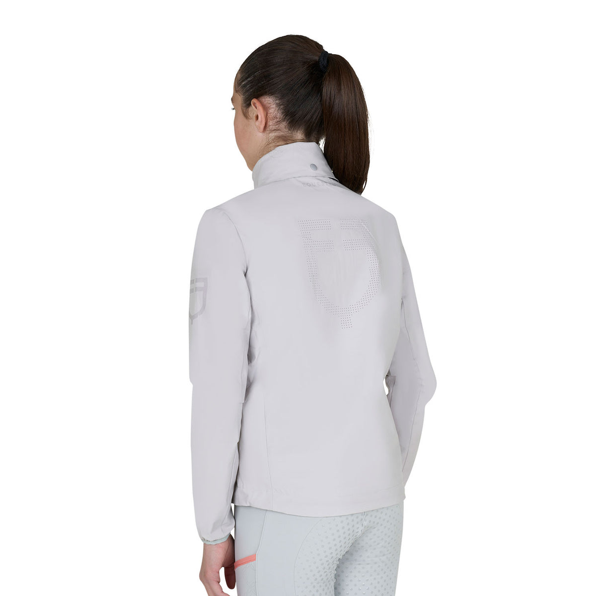 Equestro Kids' unisex softshell jacket with back logo