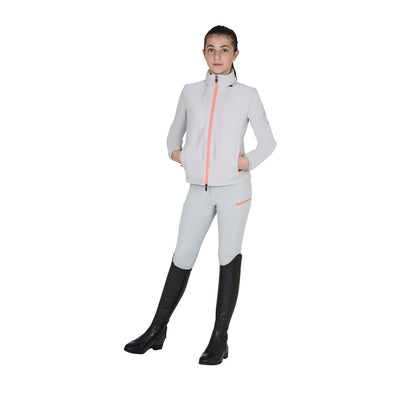 Equestro Kids' unisex softshell jacket with back logo