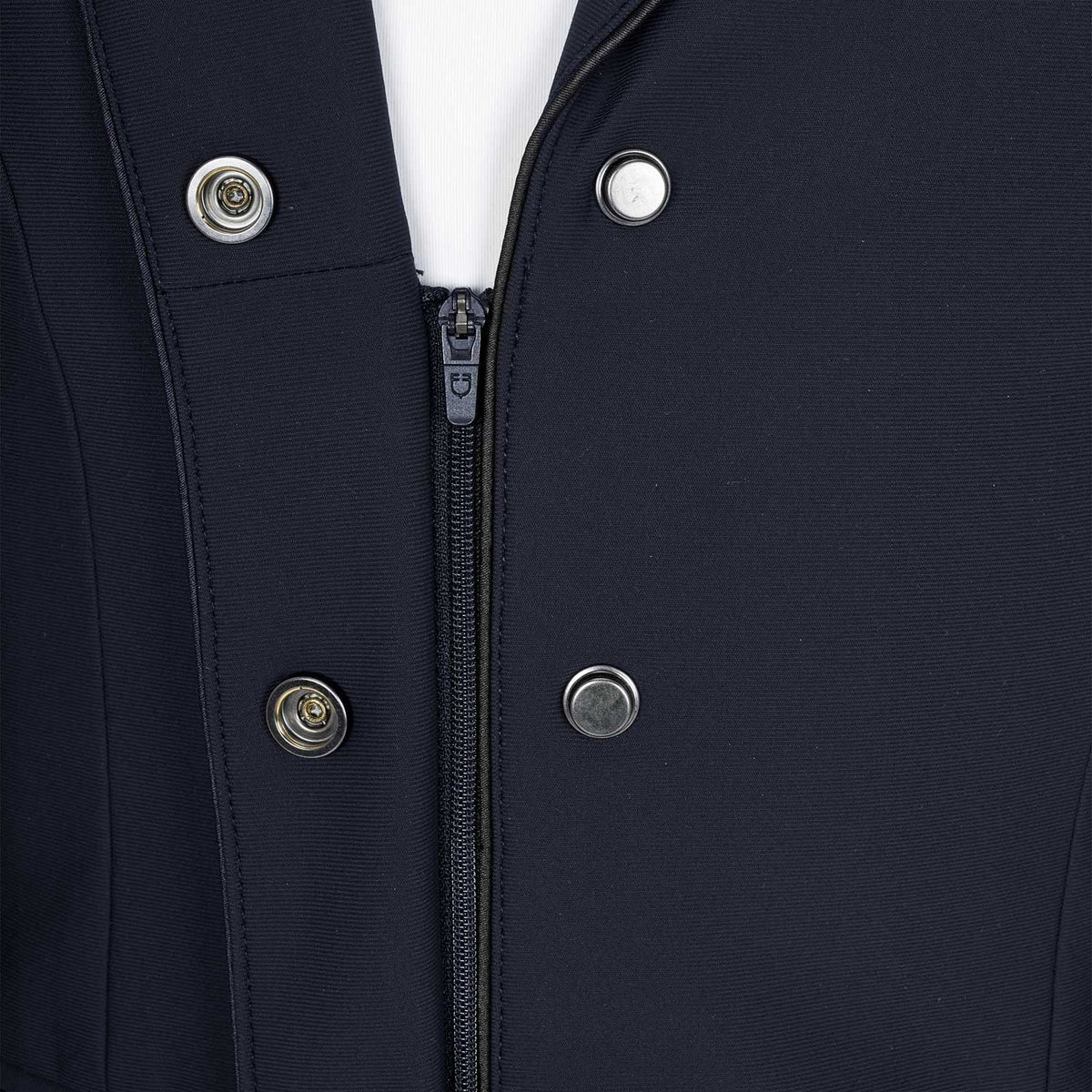 Equestro Kids' unisex competition jacket with zip and buttons