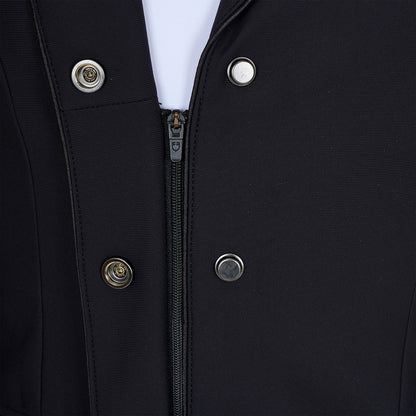 Equestro Kids' unisex competition jacket with zip and buttons