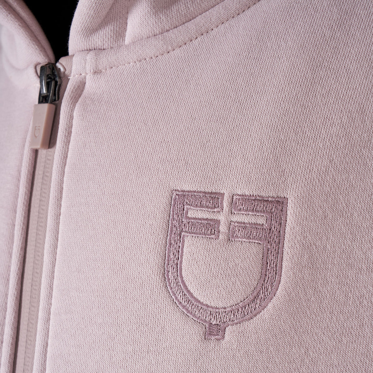 Equestro Kids' unisex hoodie with front zip