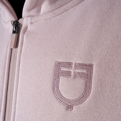 Equestro Kids' unisex hoodie with front zip