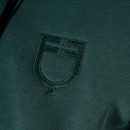 Equestro Kids' unisex hoodie with front zip