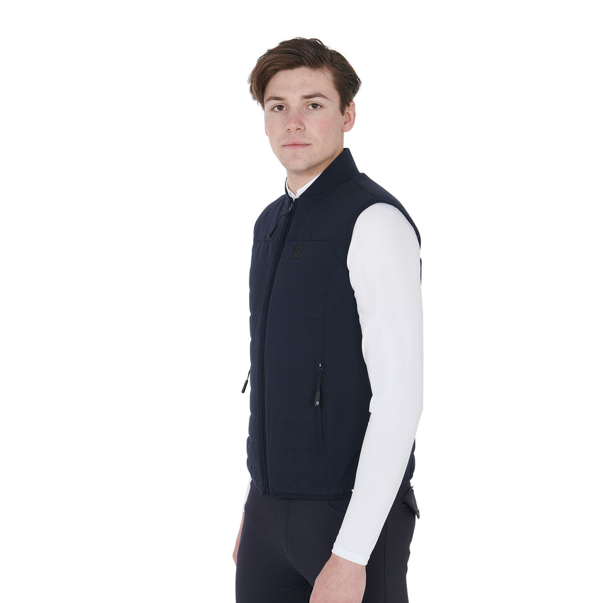Equestro Men's vest in breathable technical fabric