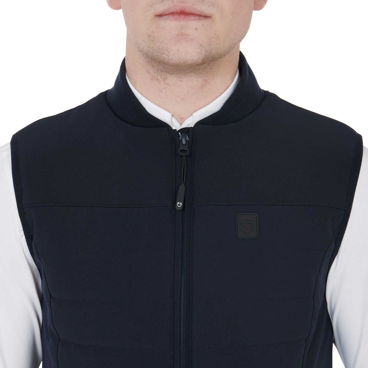 Equestro Men's vest in breathable technical fabric