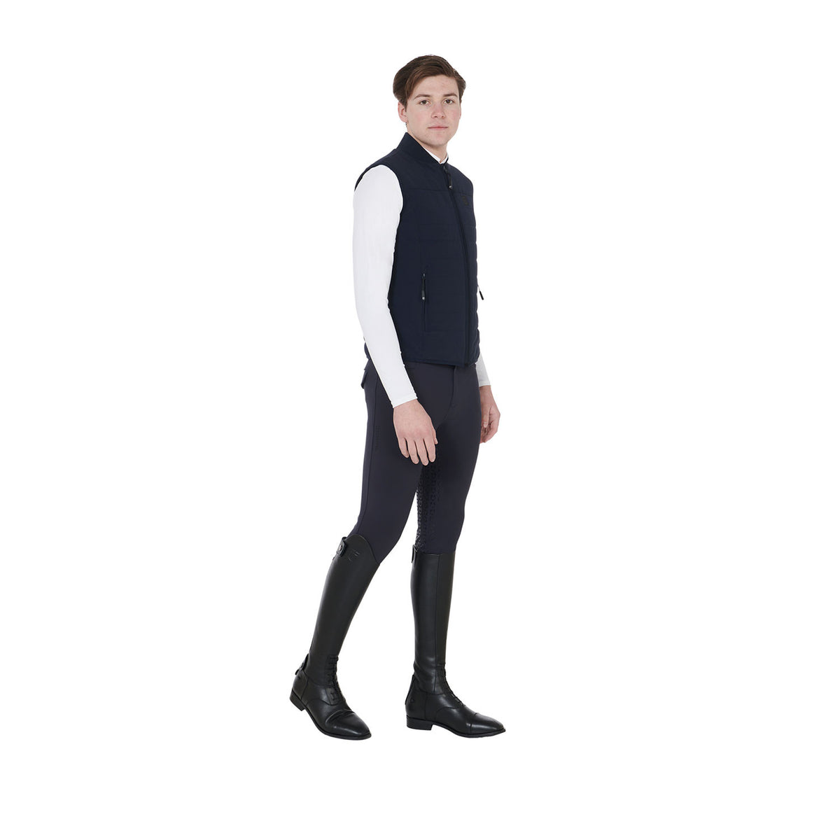 Equestro Men's vest in breathable technical fabric