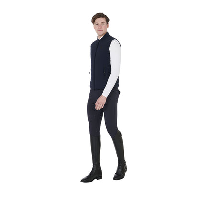 Equestro Men's vest in breathable technical fabric