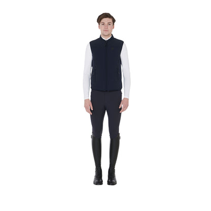 Equestro Men's vest in breathable technical fabric