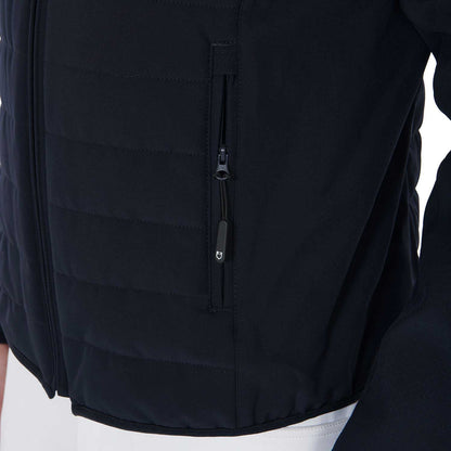 Equestro Men's jacket in perforated technical fabric