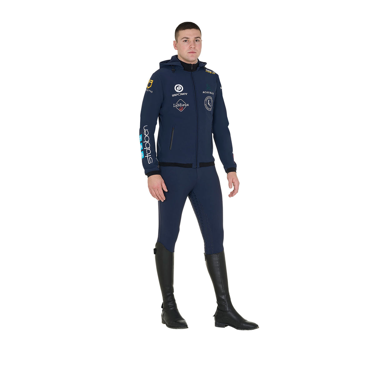 Equestro NEW STYLE MEN'S MULTILOGO SOFTSHELL