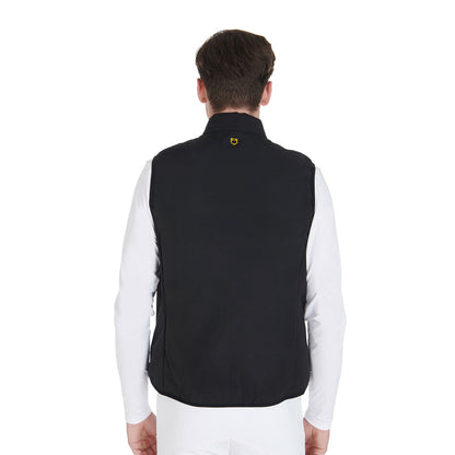 Equestro Men's vest in windproof technical fabric