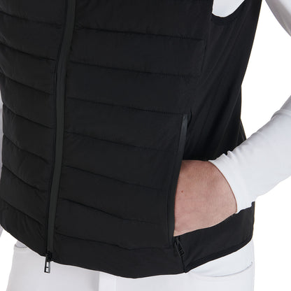 Equestro Men's vest in windproof technical fabric