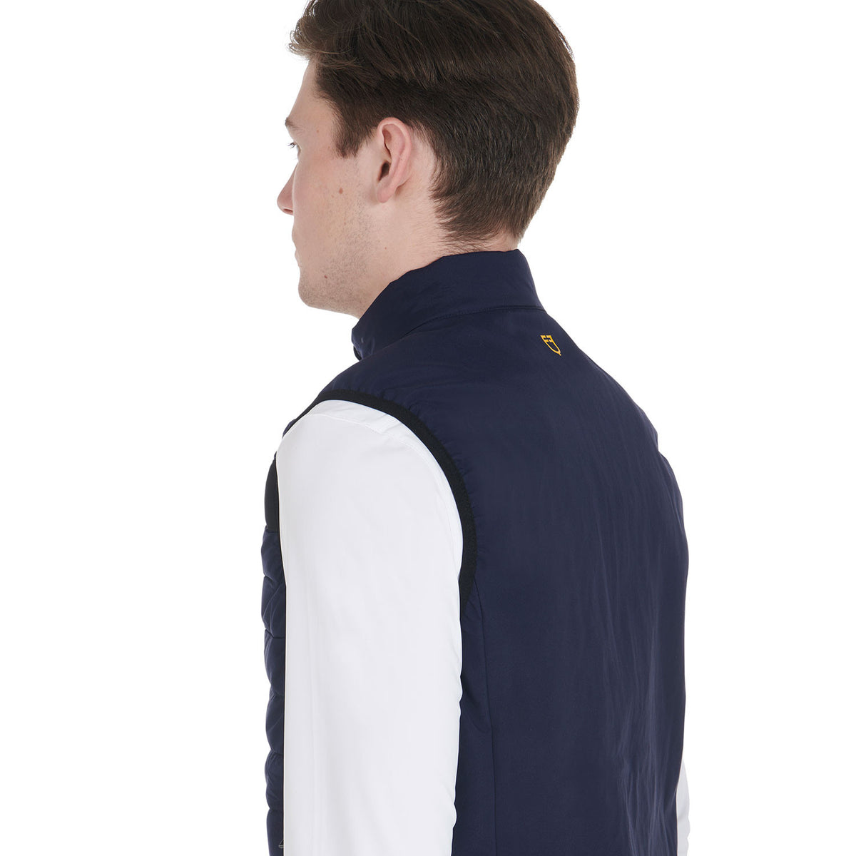 Equestro Men's vest in windproof technical fabric