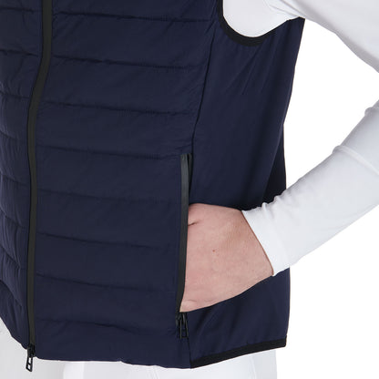 Equestro Men's vest in windproof technical fabric