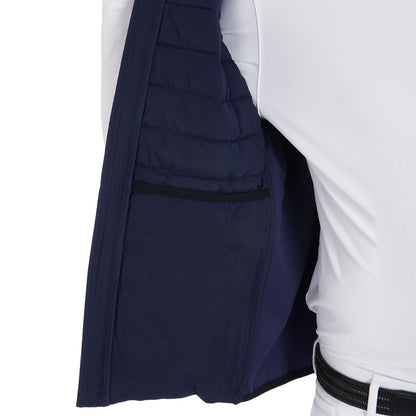 Equestro Men's vest in windproof technical fabric