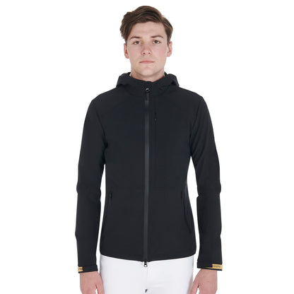 Equestro Men's jacket in breathable technical fabric
