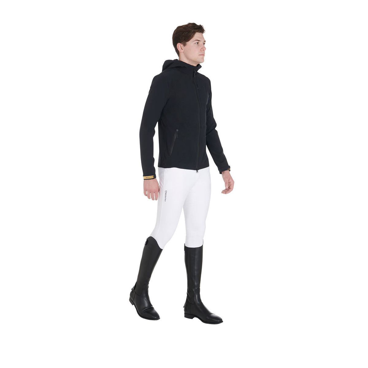 Equestro Men's jacket in breathable technical fabric