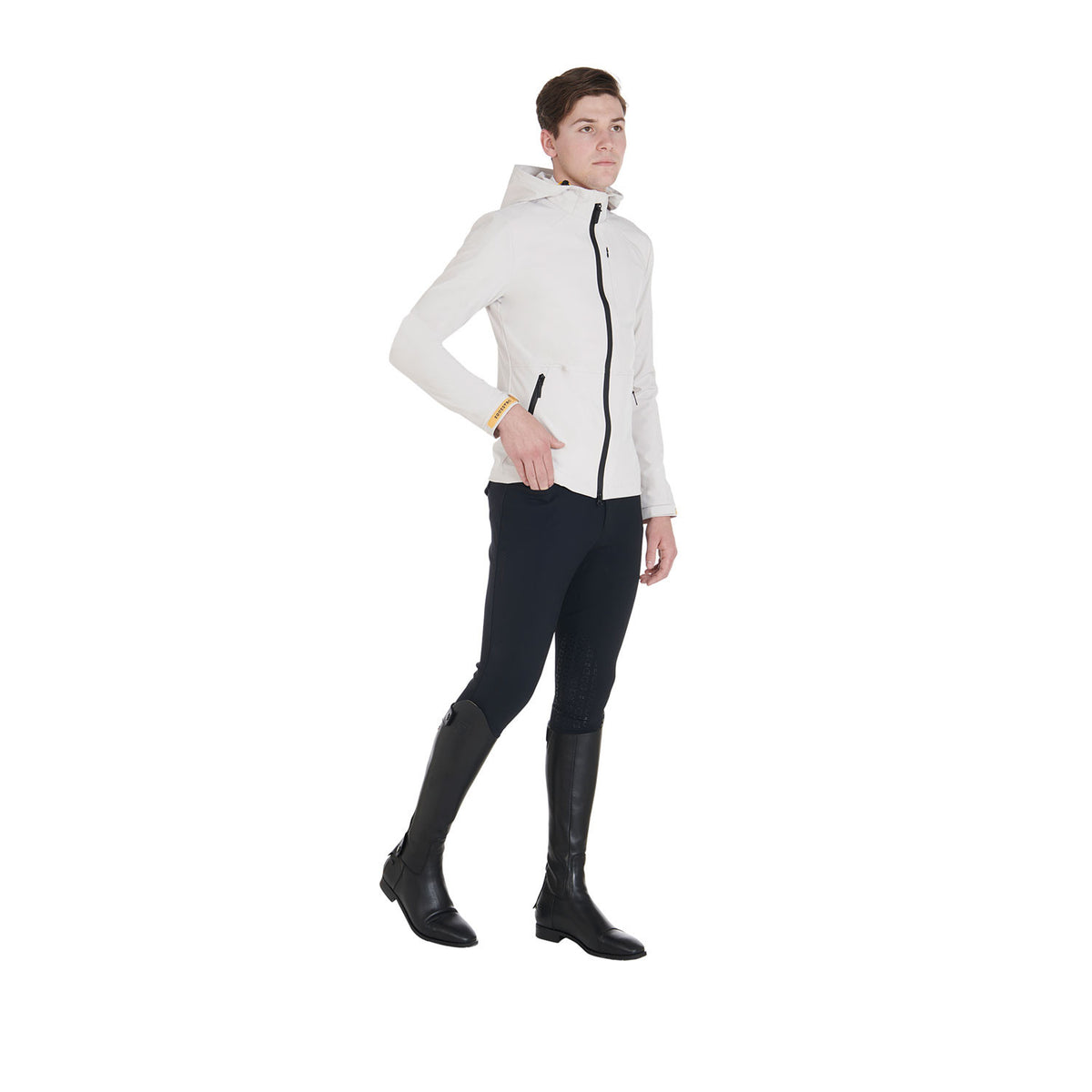 Equestro Men's jacket in breathable technical fabric