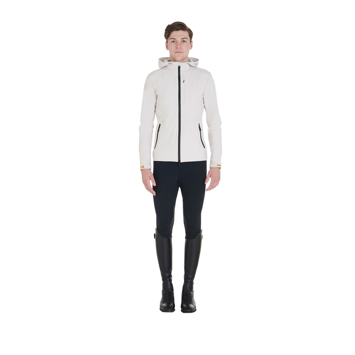 Equestro Men's jacket in breathable technical fabric