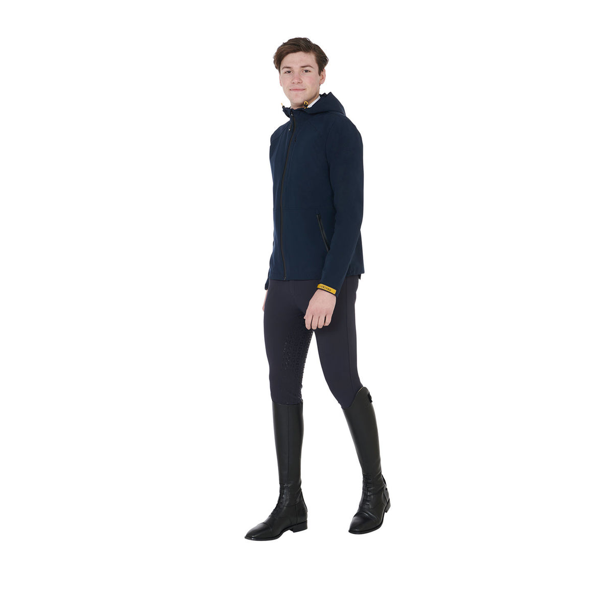 Equestro Men's jacket in breathable technical fabric