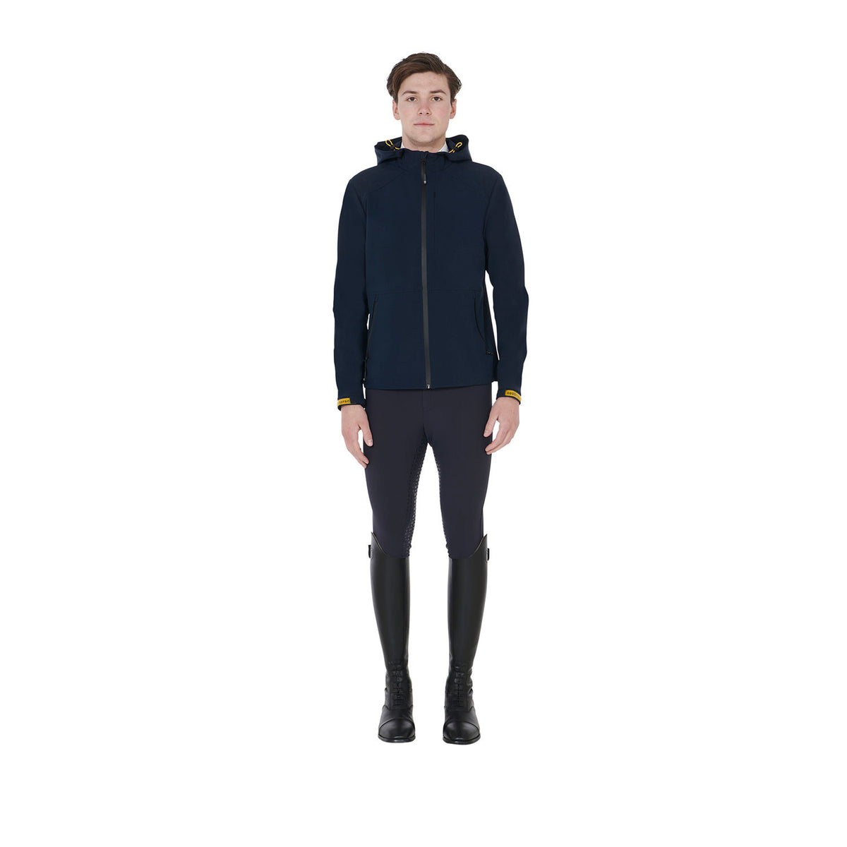 Equestro Men's jacket in breathable technical fabric