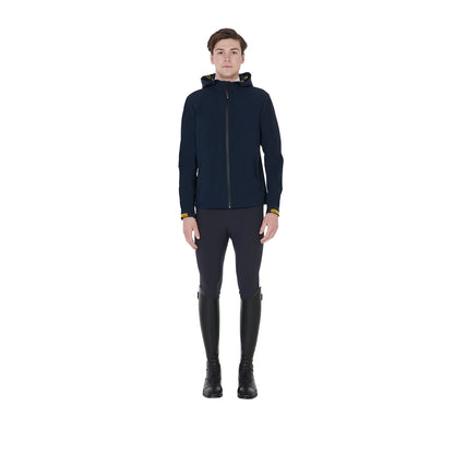 Equestro Men's jacket in breathable technical fabric
