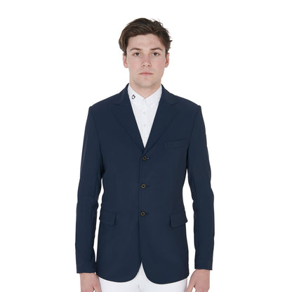 Equestro Men's competition perforated jacket
