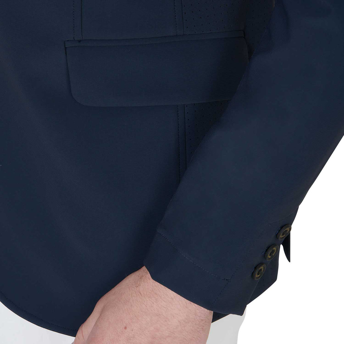 Equestro Men's competition perforated jacket