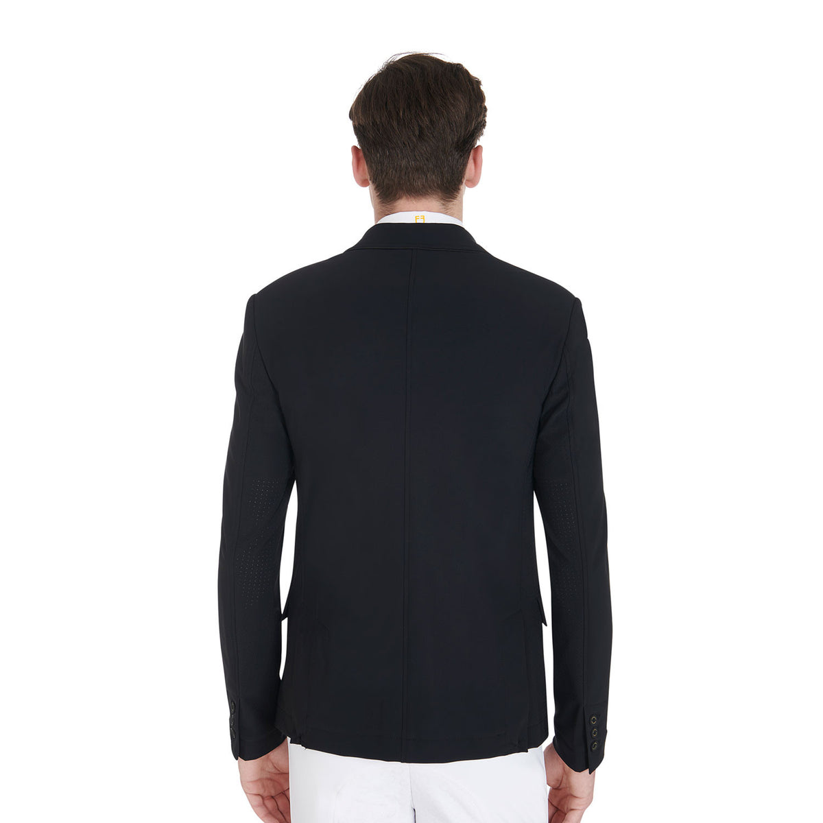 Equestro Men's competition perforated jacket