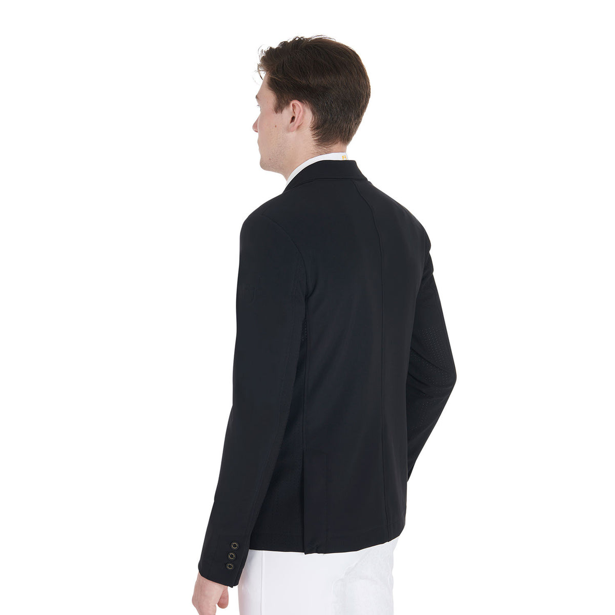 Equestro Men's competition perforated jacket