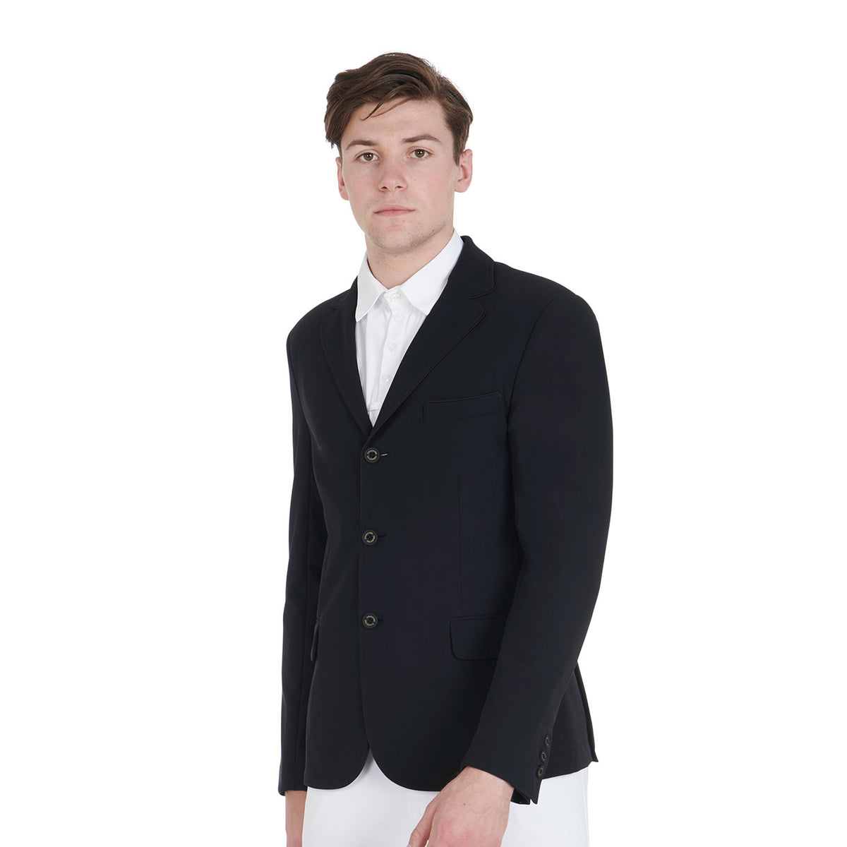 Equestro Men's competition perforated jacket