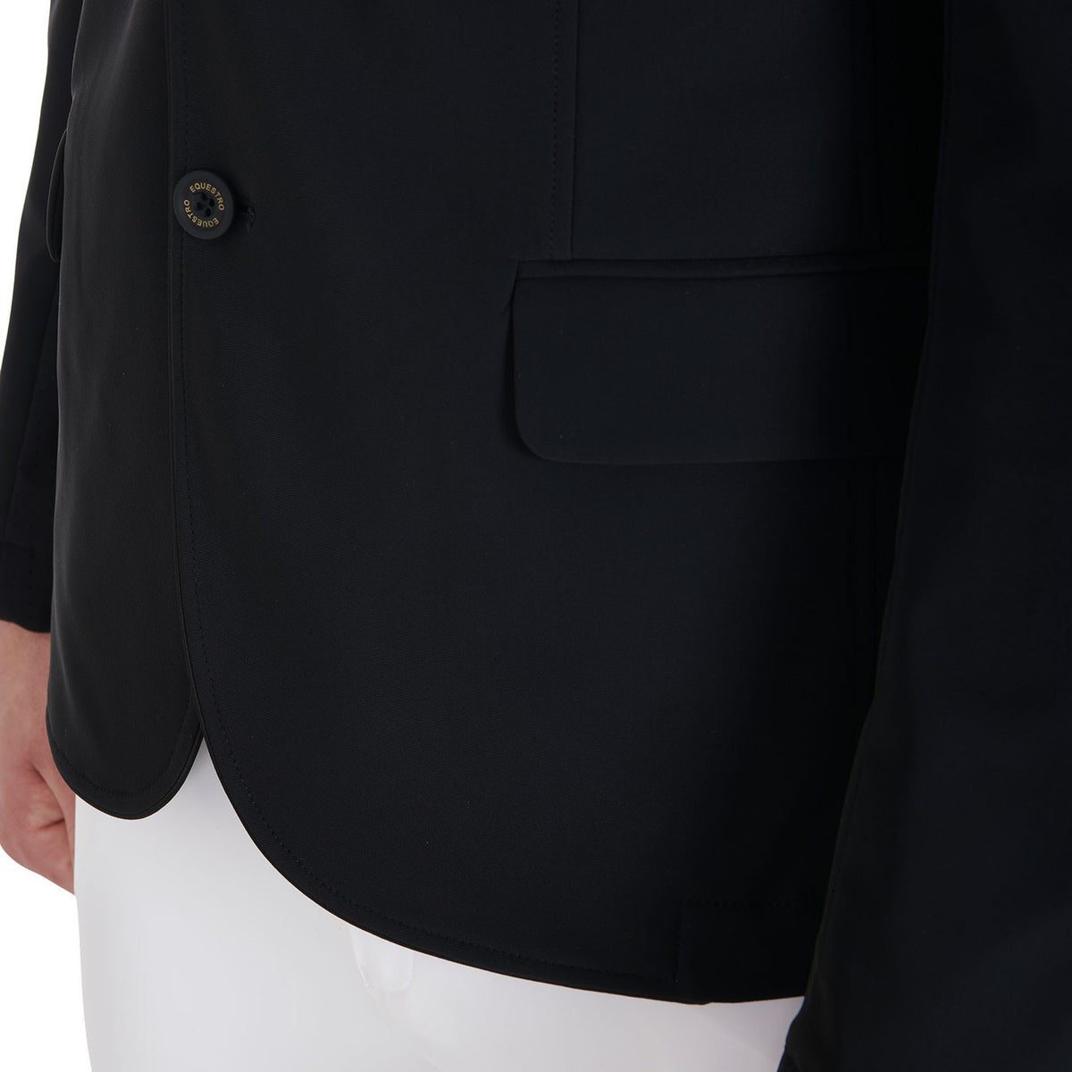 Equestro Men's competition perforated jacket