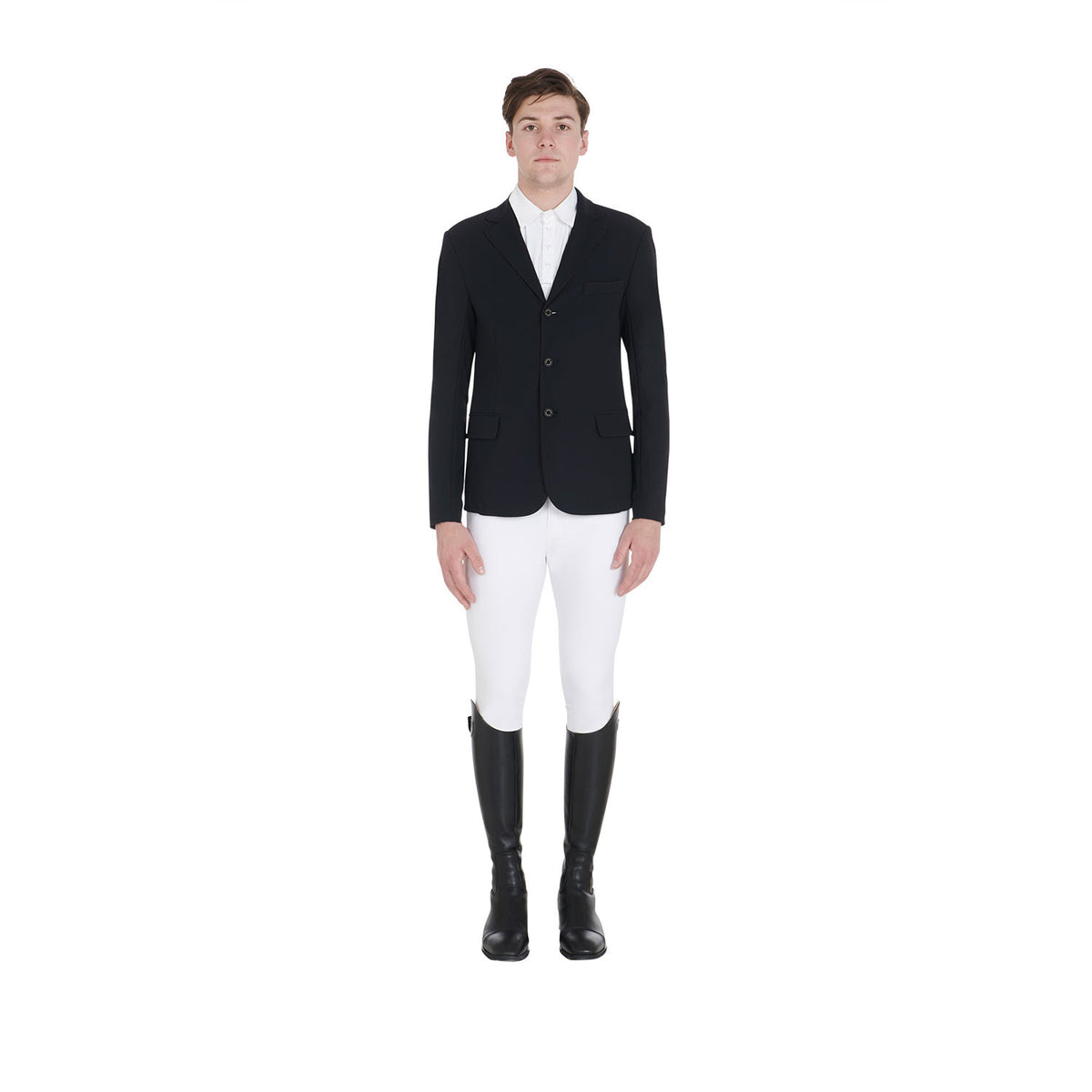 Equestro Men's competition perforated jacket