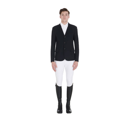 Equestro Men's competition perforated jacket