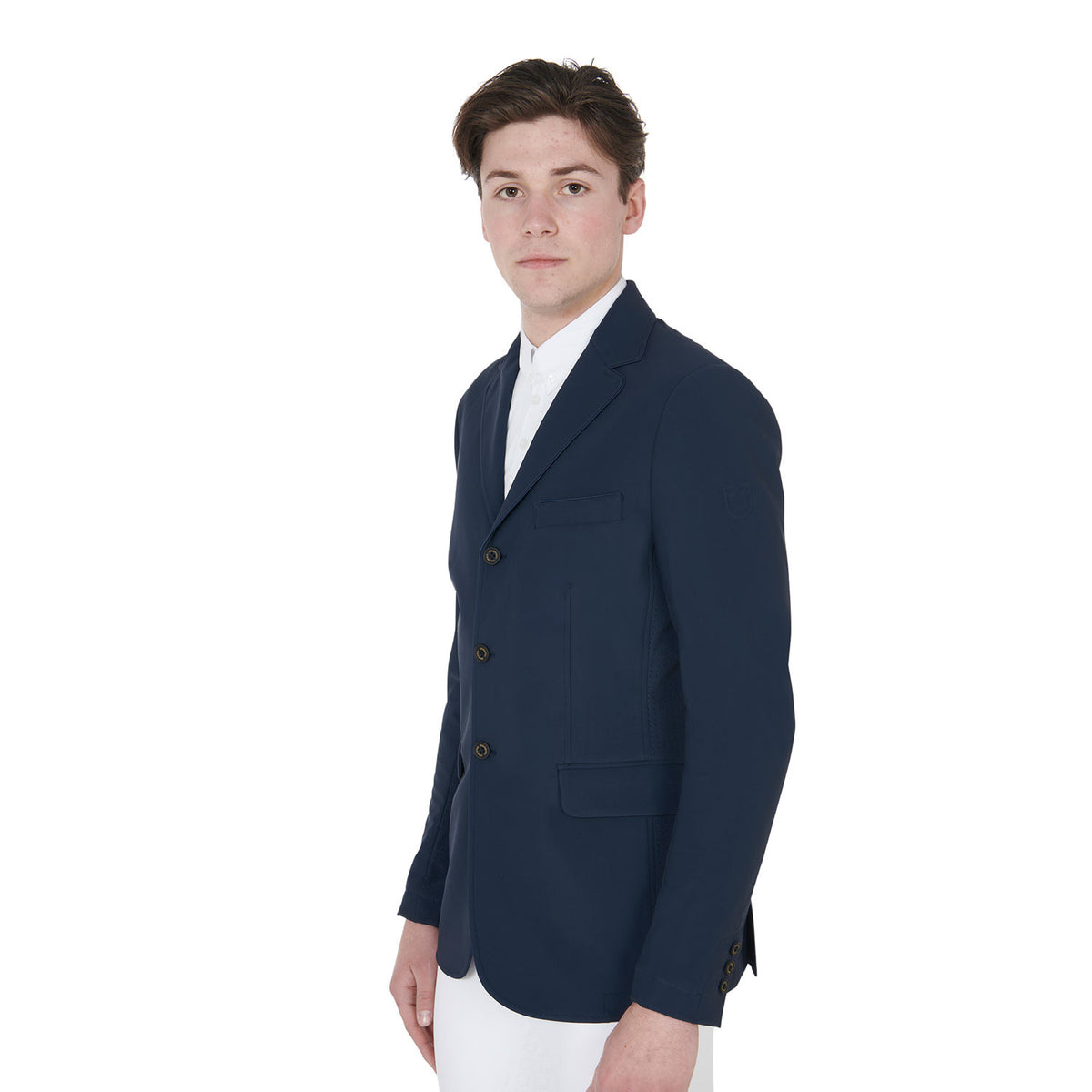 Equestro Men's competition perforated jacket