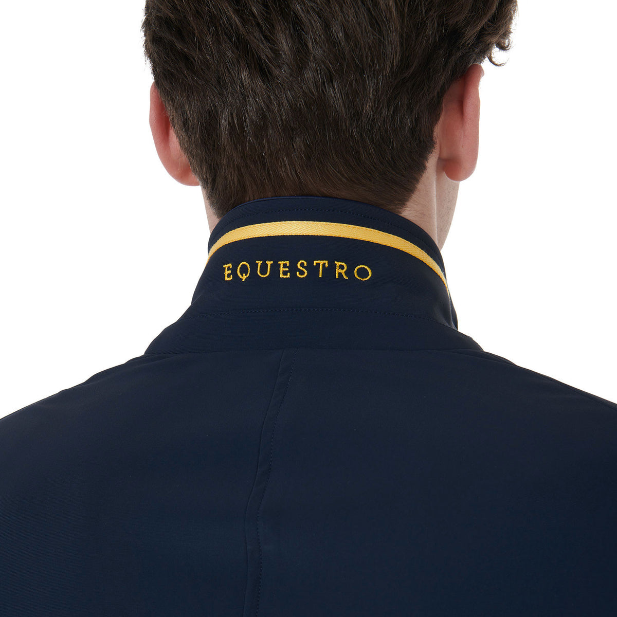 Equestro Men's competition perforated jacket
