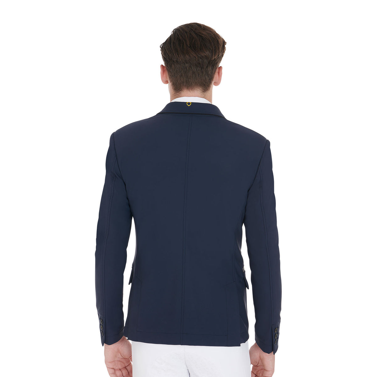 Equestro Men's competition jacket with side zip pocket