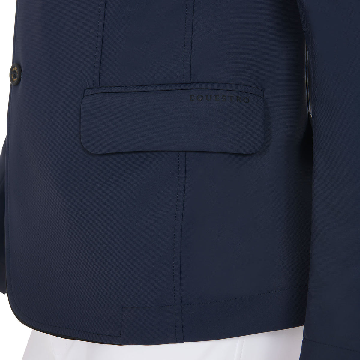 Equestro Men's competition jacket with side zip pocket
