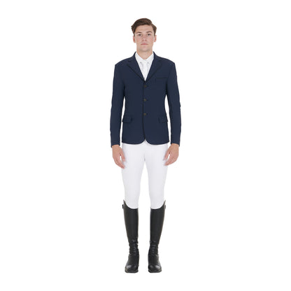 Equestro Men's competition jacket with side zip pocket