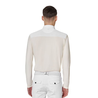 Equestro Men's long-sleeved competition polo shirt