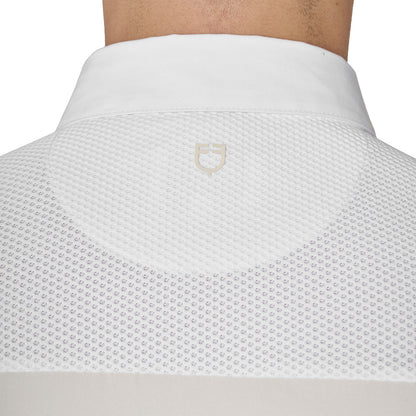 Equestro Men's long-sleeved competition polo shirt